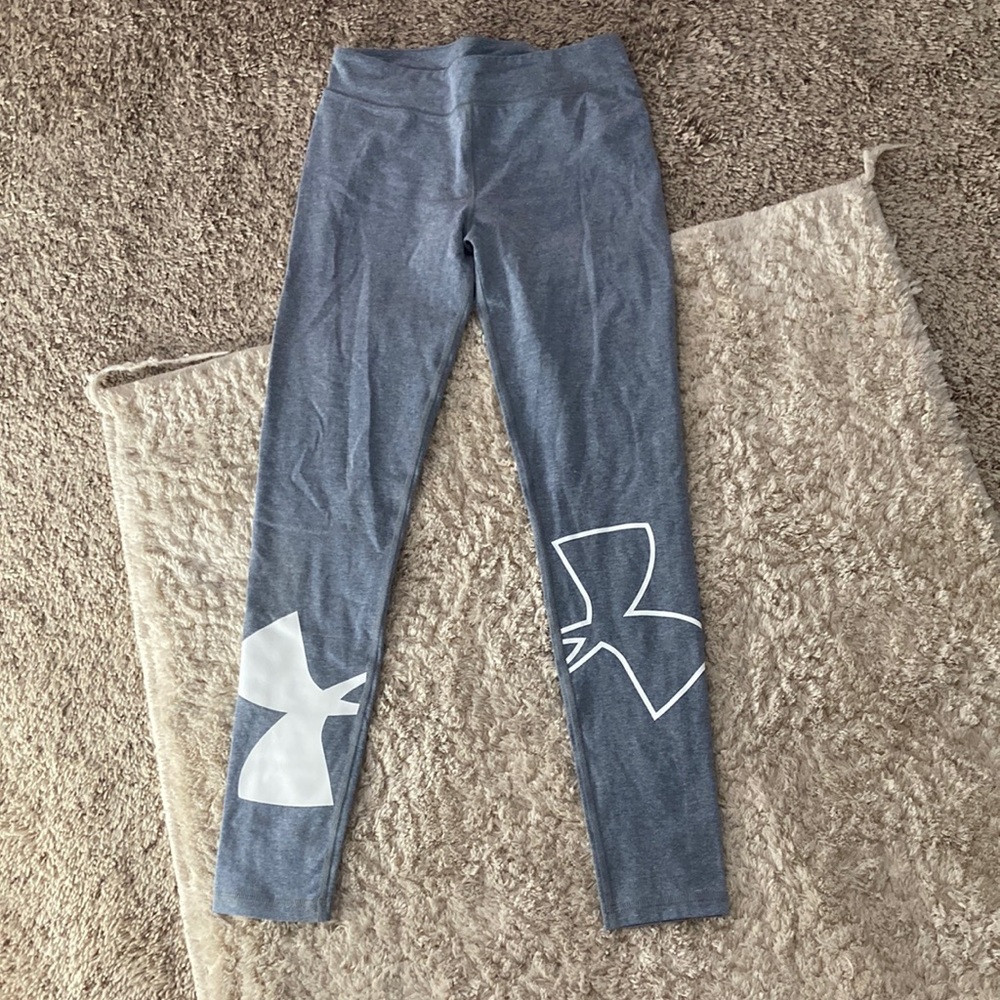 Underarmour leggings, gray, YLG